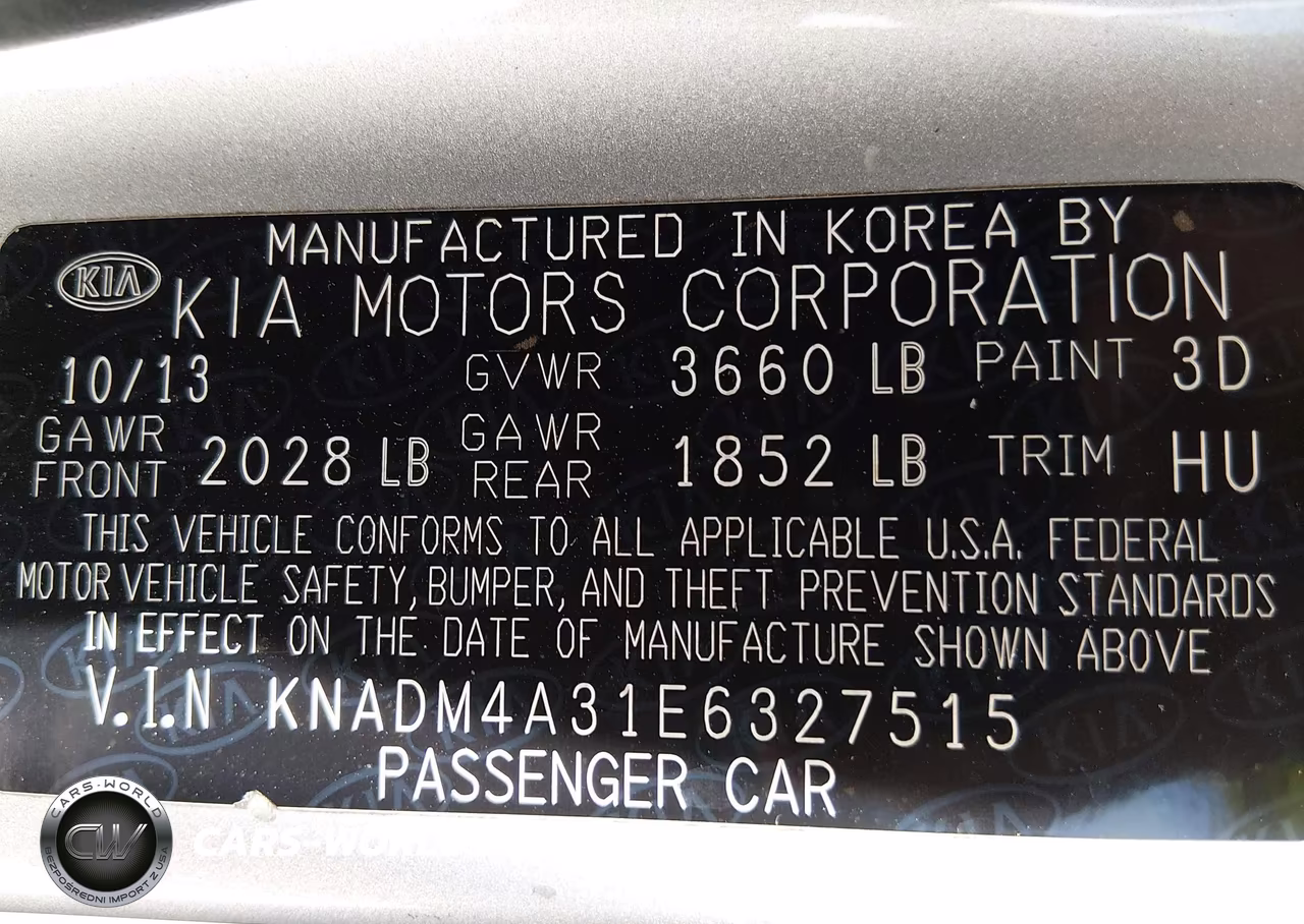 2014 Kia Rio Lx VIN:KNADM4A31E6327515 - 9