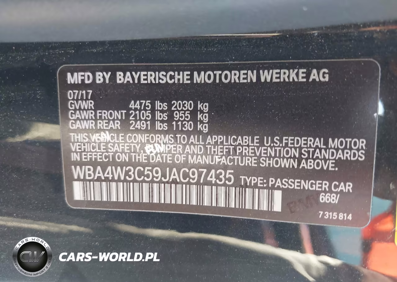 2018 BMW 430I VIN:WBA4W3C59JAC97435 - 9