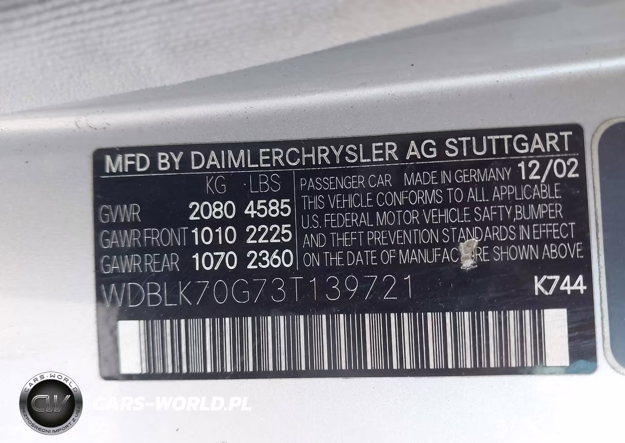 2003 Mercedes-Benz Clk 430 VIN:WDBLK70G73T139721 - 9