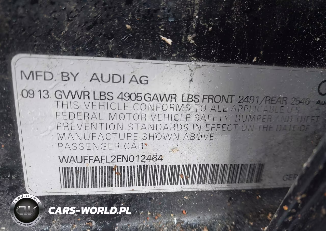 2014 Audi A4 2.0T Premium VIN:WAUFFAFL2EN012464 - 9