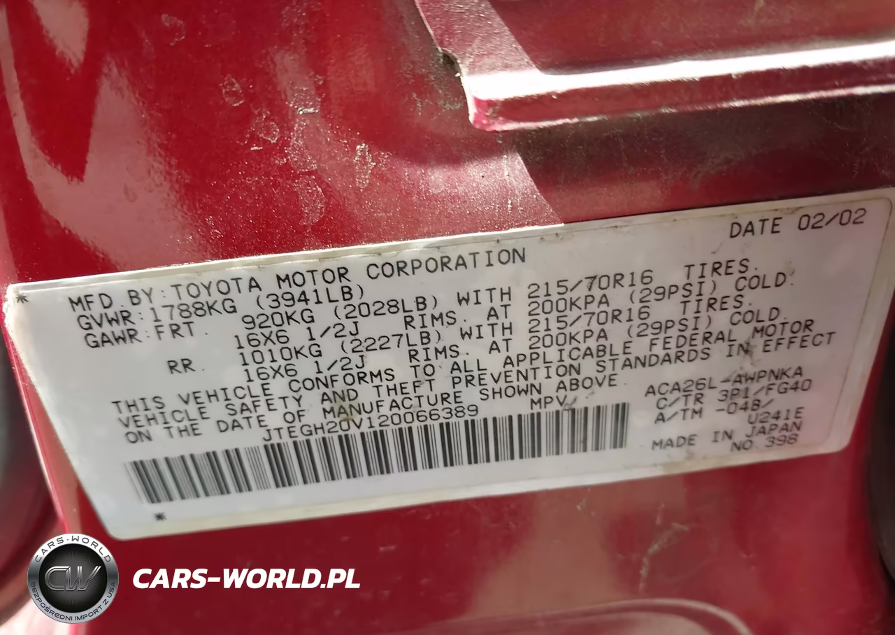 2002 Toyota Rav4 VIN:JTEGH20V120066389 - 9