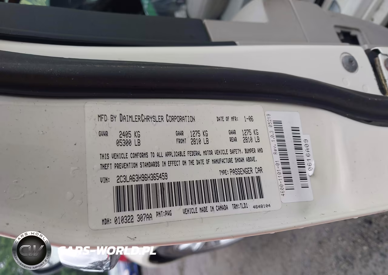 2006 Chrysler 300C VIN:2C3LA63H96H365459 - 9