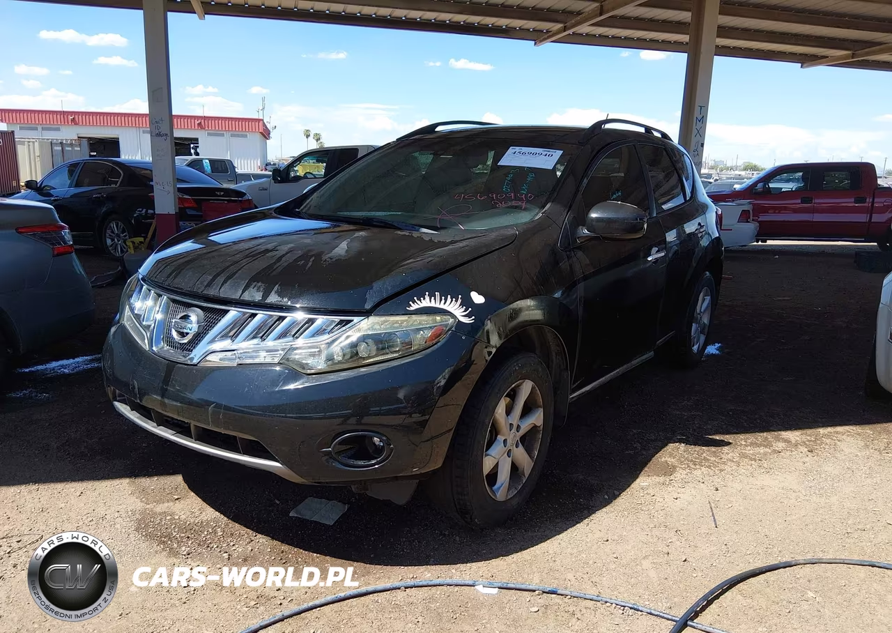2009 Nissan Murano Sl VIN:JN8AZ18U79W027993 - 2