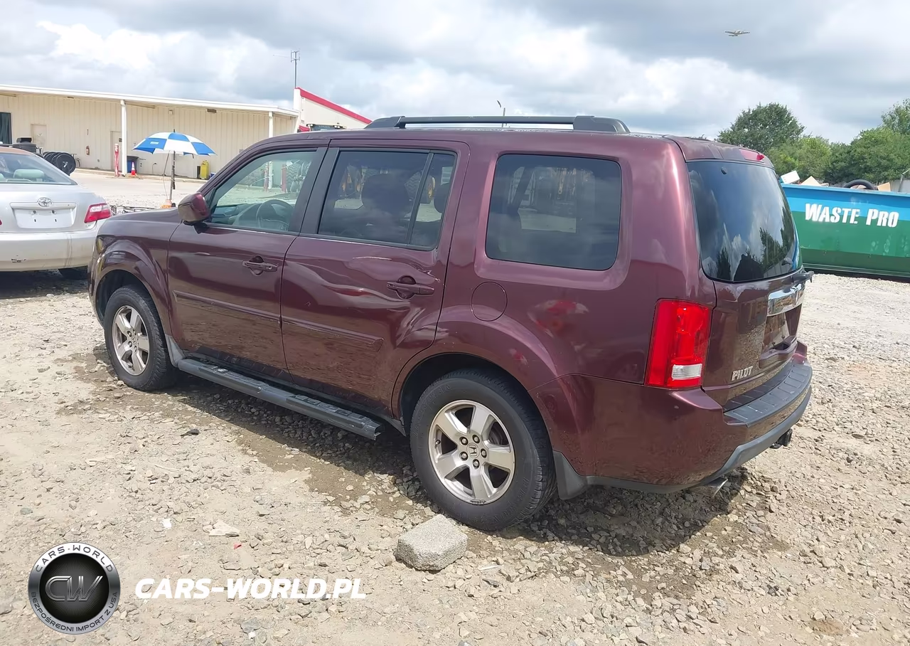 2009 Honda Pilot Ex-L VIN:5FNYF38539B001029 - 3