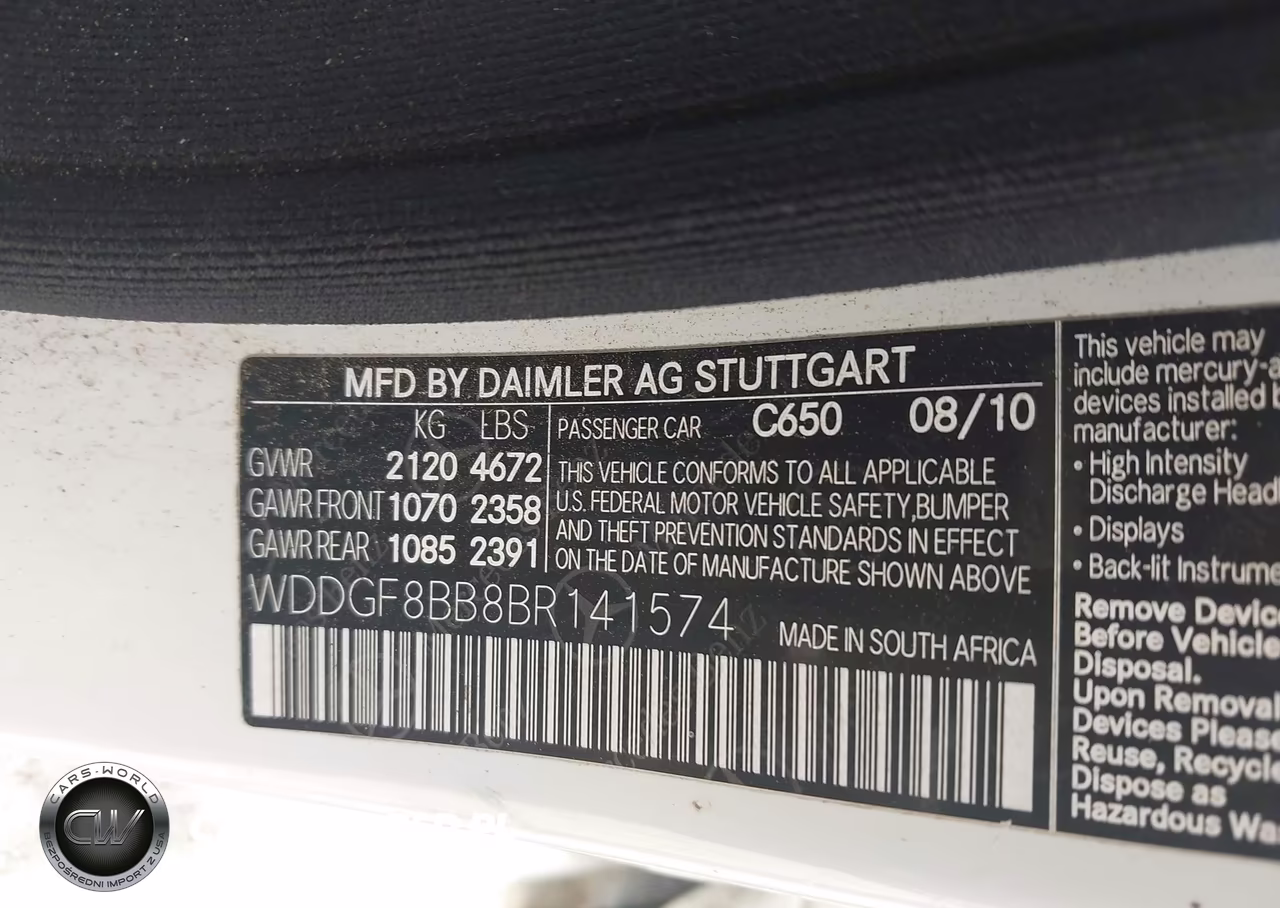 2011 Mercedes-Benz C 300 Sport 4Matic VIN:WDDGF8BB8BR141574 - 9