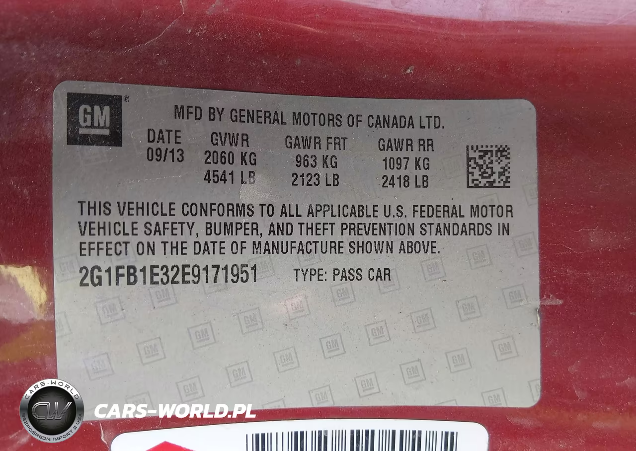 2014 Chevrolet Camaro 1Lt VIN:2G1FB1E32E9171951 - 9