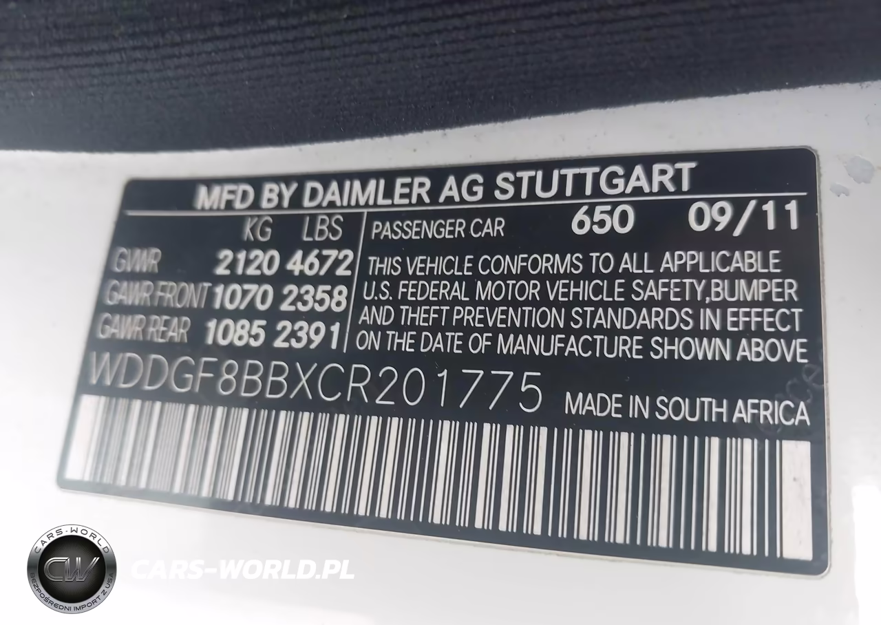 2012 Mercedes-Benz C 300 Sport 4Matic VIN:WDDGF8BBXCR201775 - 9