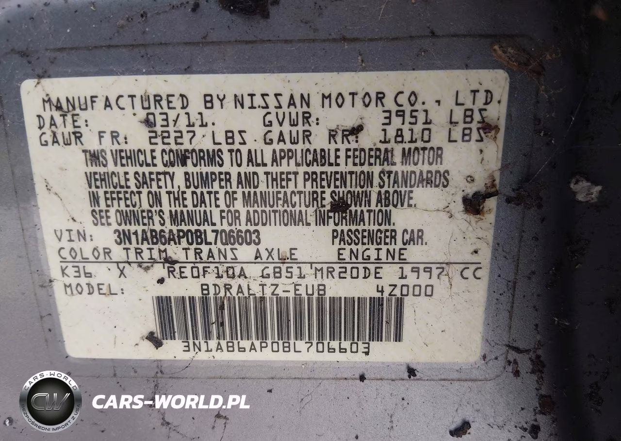 2011 Nissan Sentra 2.0S VIN:3N1AB6AP0BL706603 - 9