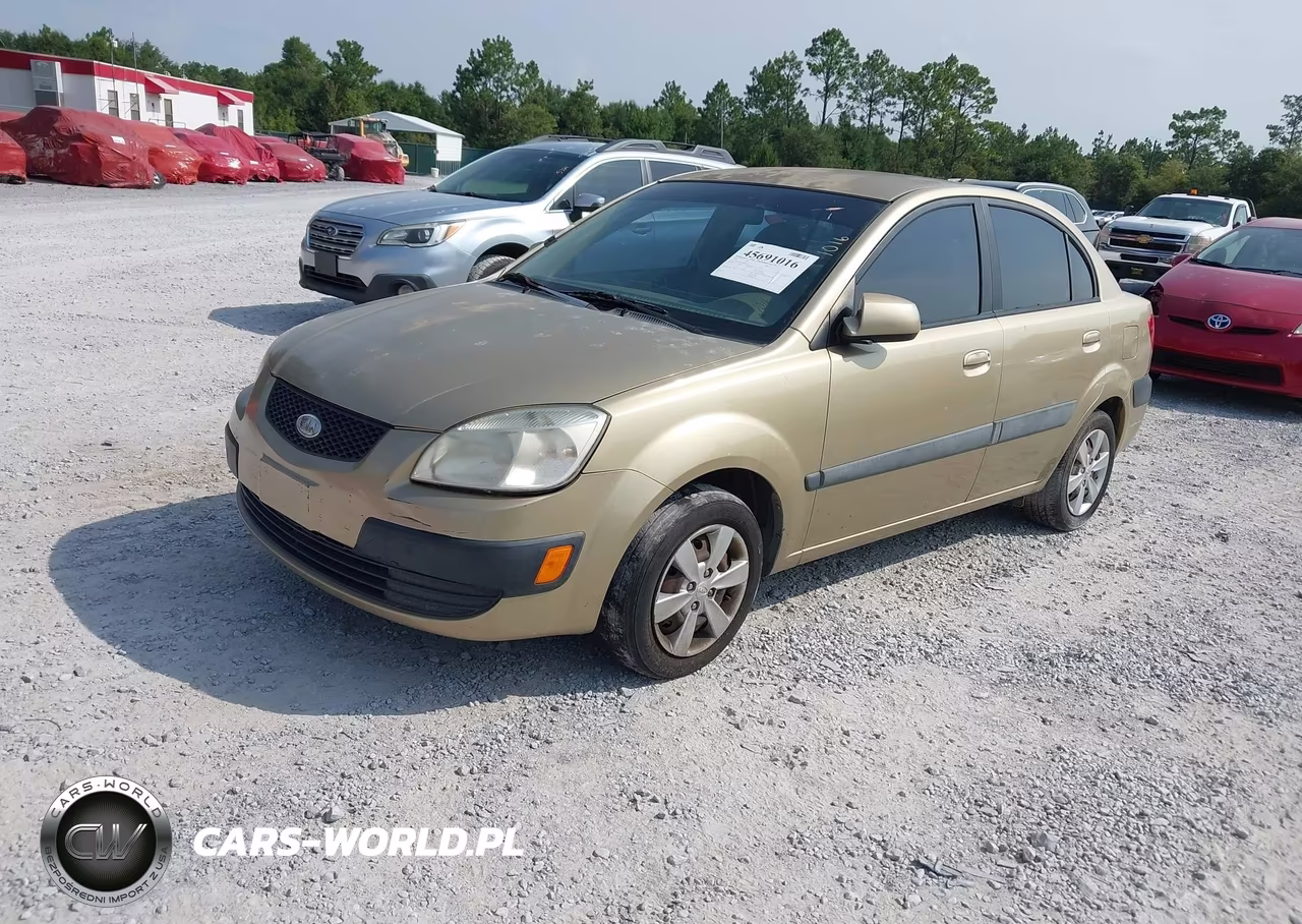 2008 Kia Rio Lx VIN:KNADE123386351457 - 2