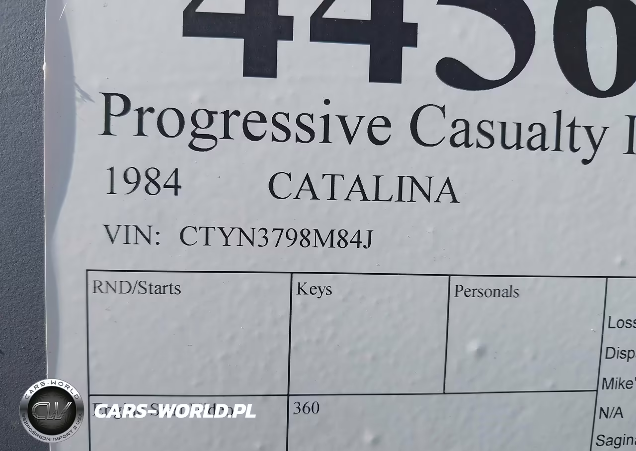 1984 Catalina Other VIN:CTYN3798M84J - 9