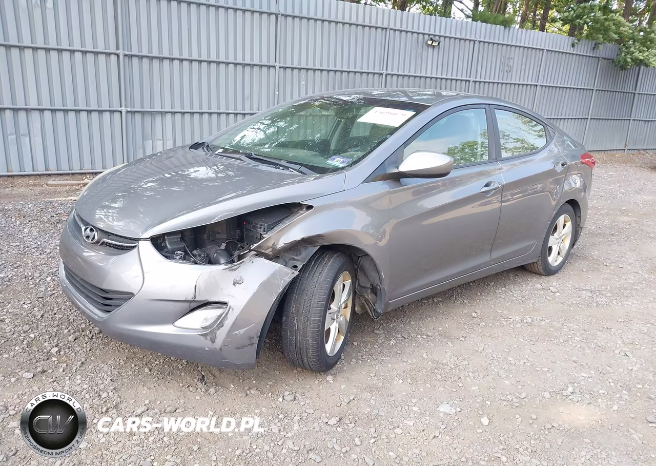 2012 Hyundai Elantra Gls VIN:5NPDH4AE5CH109752 - 2