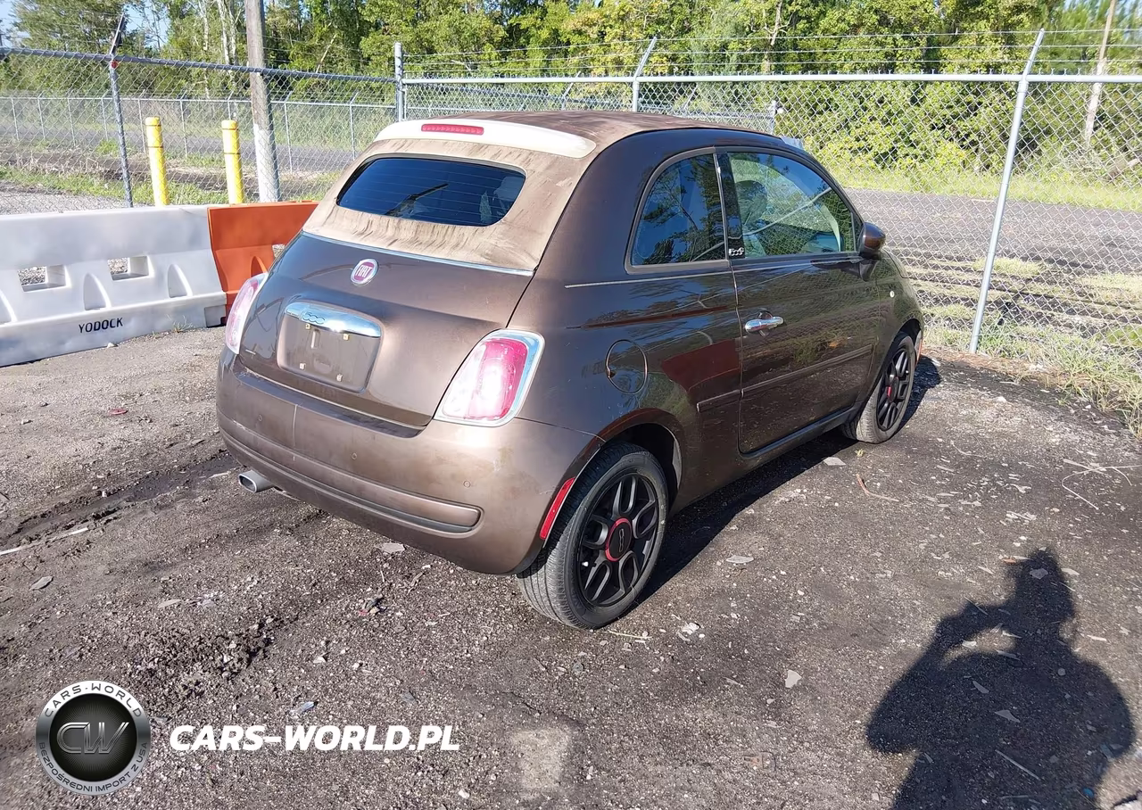 2012 Fiat 500C Pop VIN:3C3CFFDR9CT169517 - 4