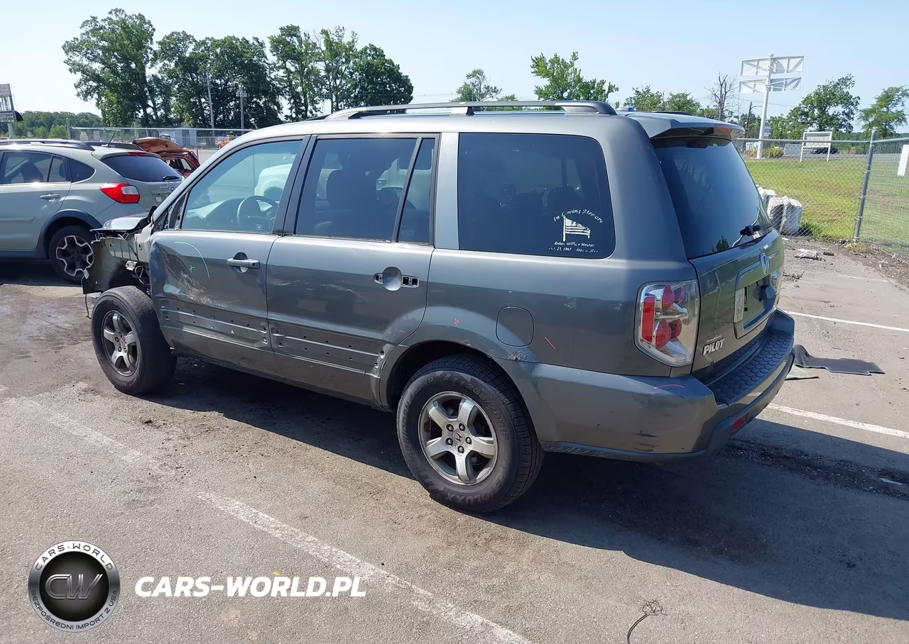 2007 Honda Pilot Ex-L VIN:2HKYF18707H510354 - 3
