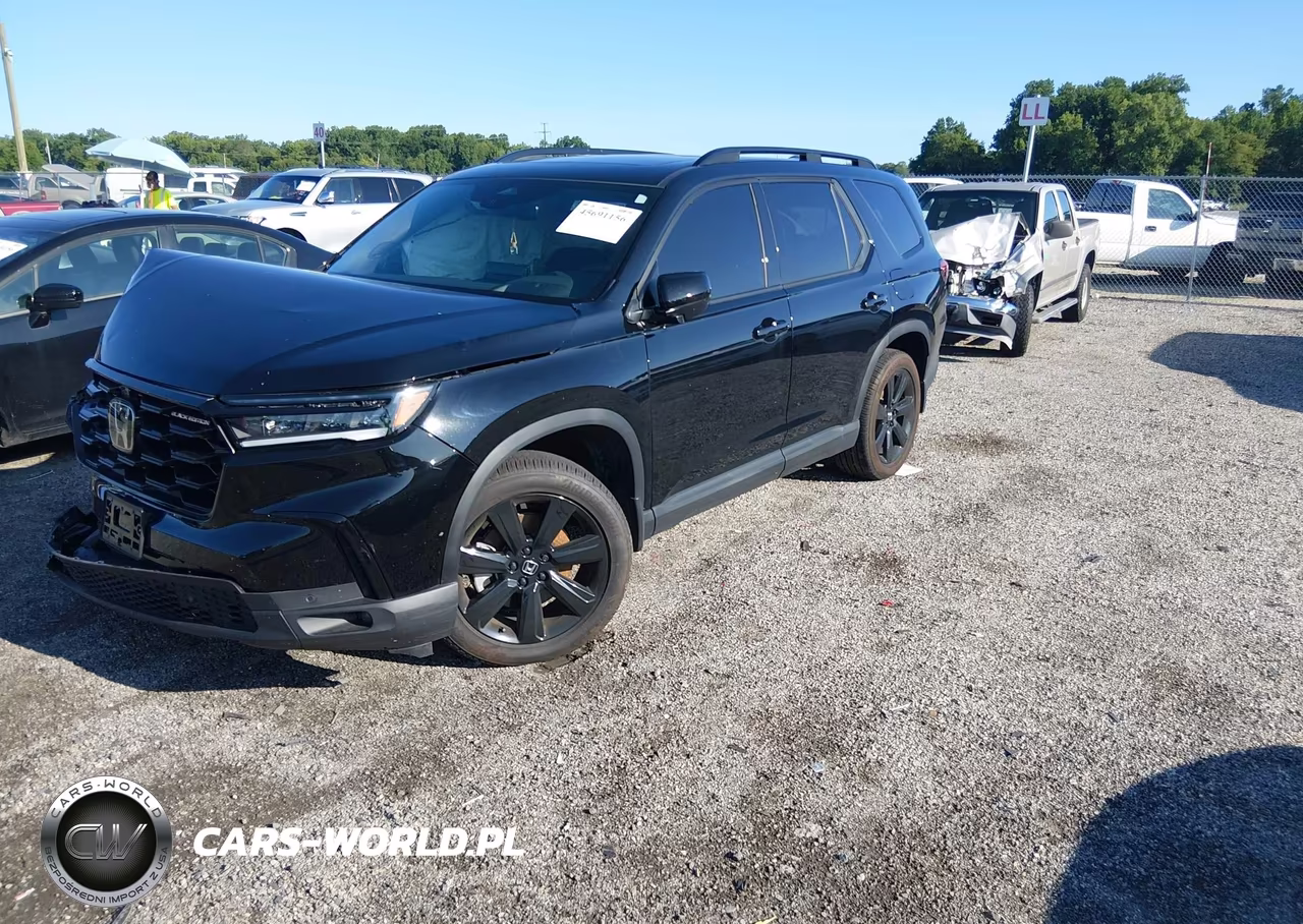 2025 Honda Pilot Black Edition VIN:5FNYG1H97SB160582 - 2