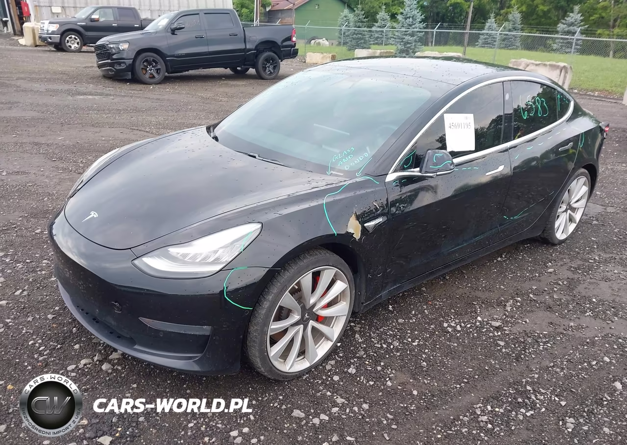 2019 Tesla Model 3 Long Range-Performance VIN:5YJ3E1EB7KF441580 - 2
