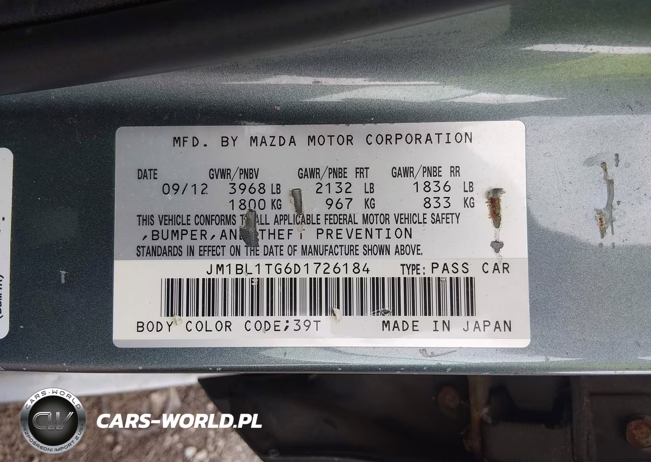 2013 Mazda Mazda3 I Sv VIN:JM1BL1TG6D1726184 - 9