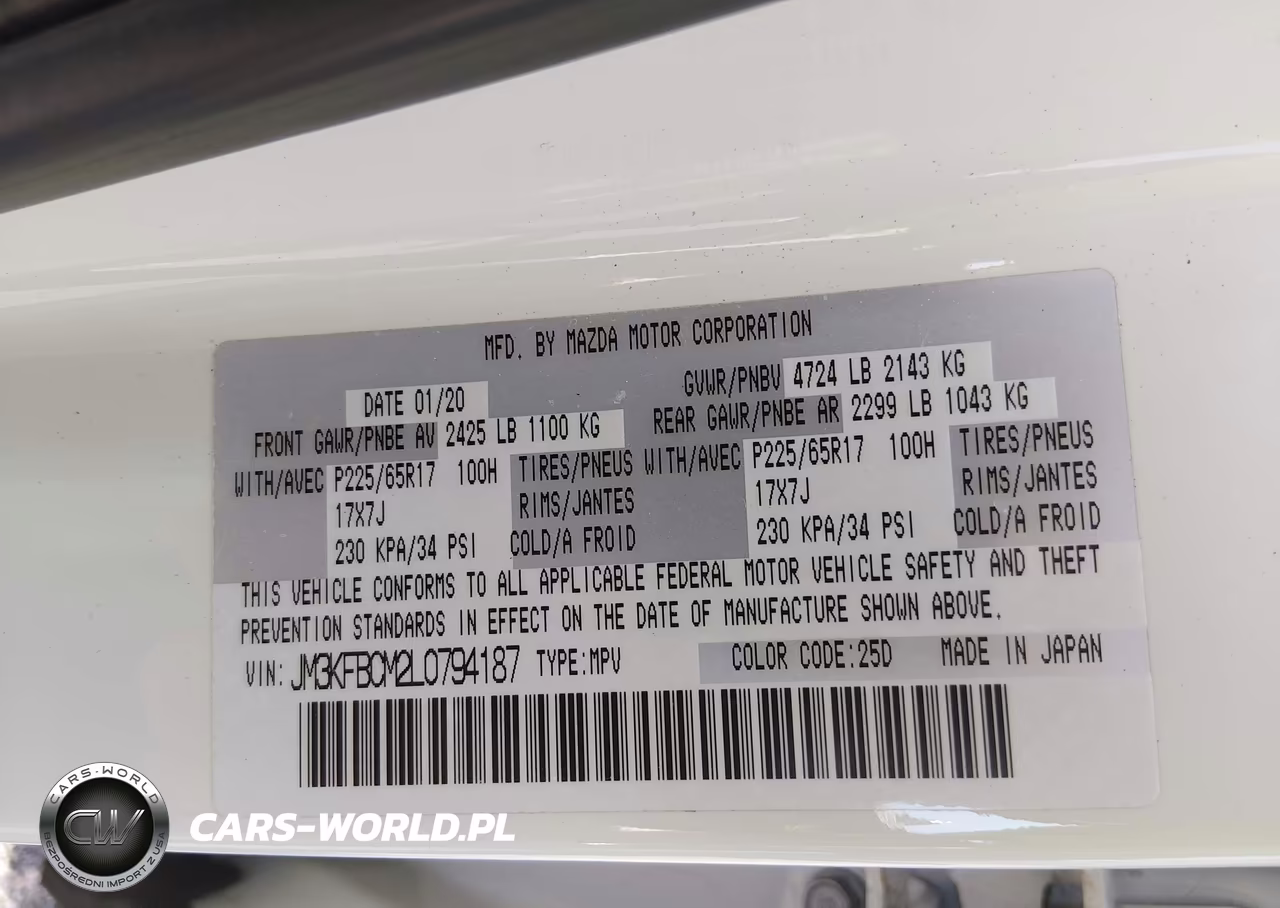 2020 Mazda Cx-5 Touring VIN:JM3KFBCM2L0794187 - 9