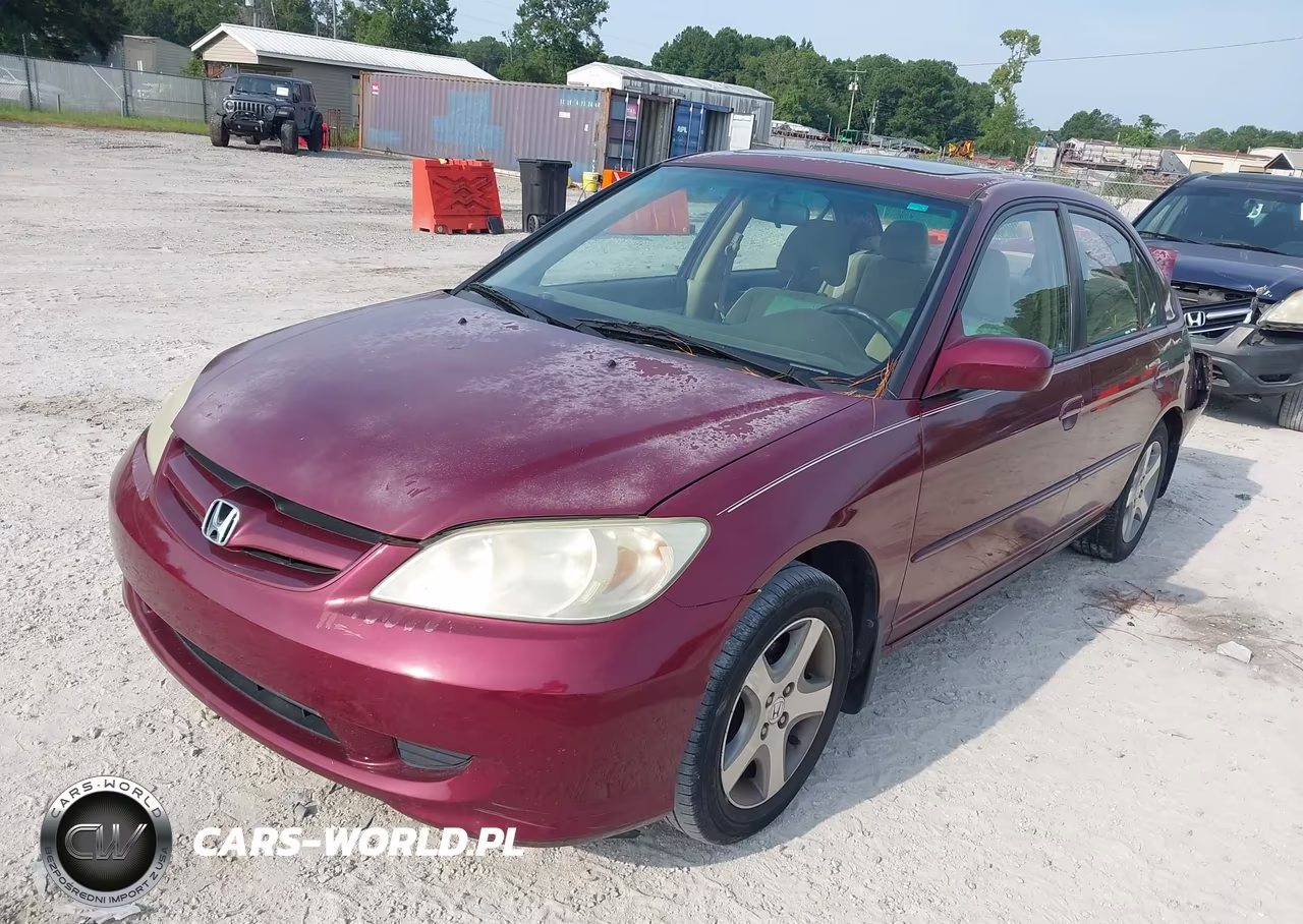 2004 Honda Civic Ex VIN:2HGES26714H578188 - 2