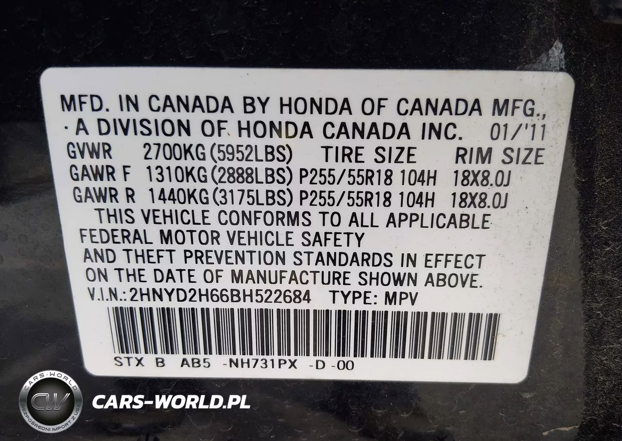 2011 Acura Mdx Technology Package VIN:2HNYD2H66BH522684 - 9