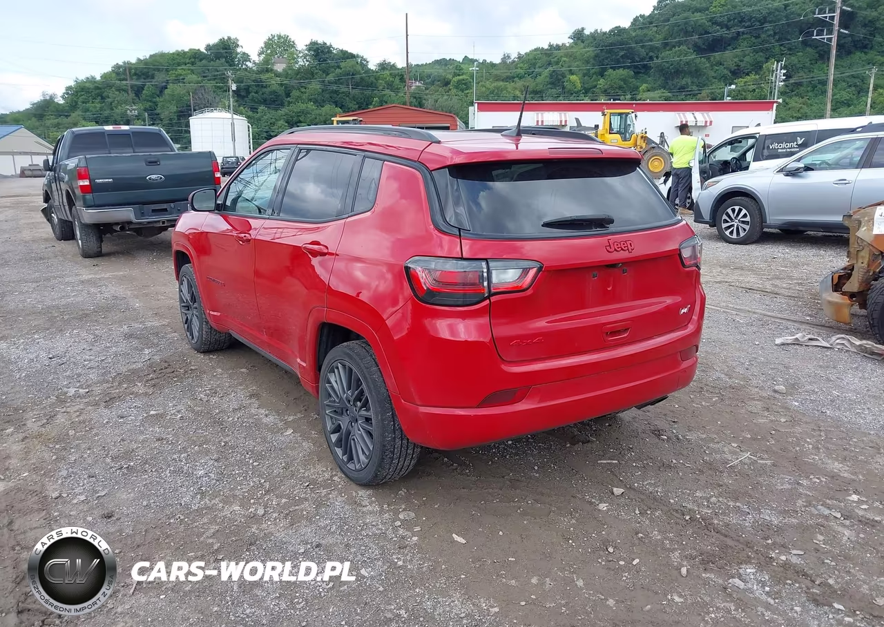 2022 Jeep Compass (Red) Edition 4X4 VIN:3C4NJDCB9NT197848 - 3