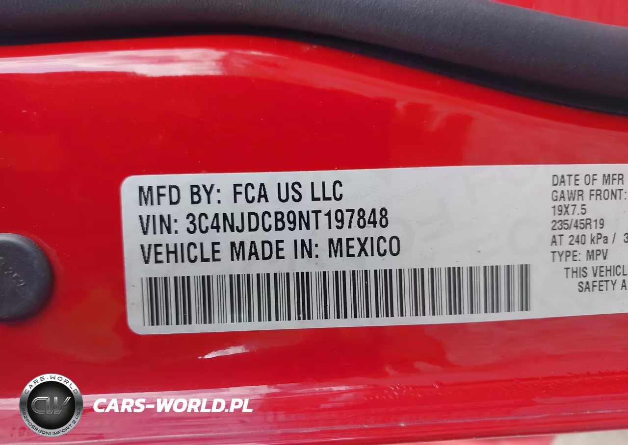 2022 Jeep Compass (Red) Edition 4X4 VIN:3C4NJDCB9NT197848 - 9