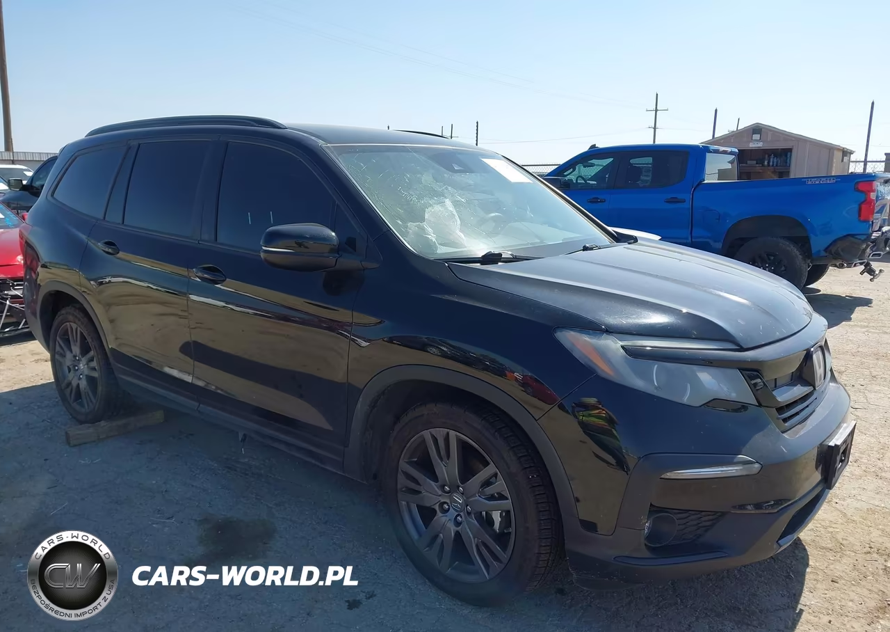 2022 Honda Pilot Awd Sport VIN:5FNYF6H36NB086961 - 1