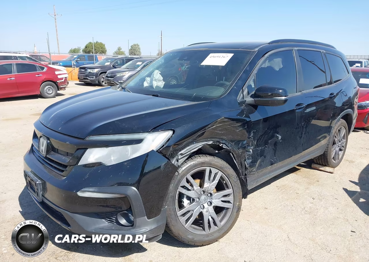 2022 Honda Pilot Awd Sport VIN:5FNYF6H36NB086961 - 2
