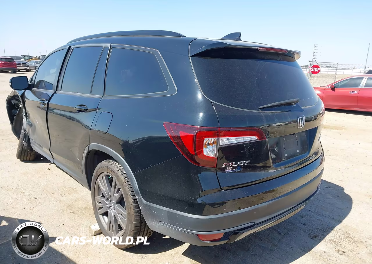 2022 Honda Pilot Awd Sport VIN:5FNYF6H36NB086961 - 3