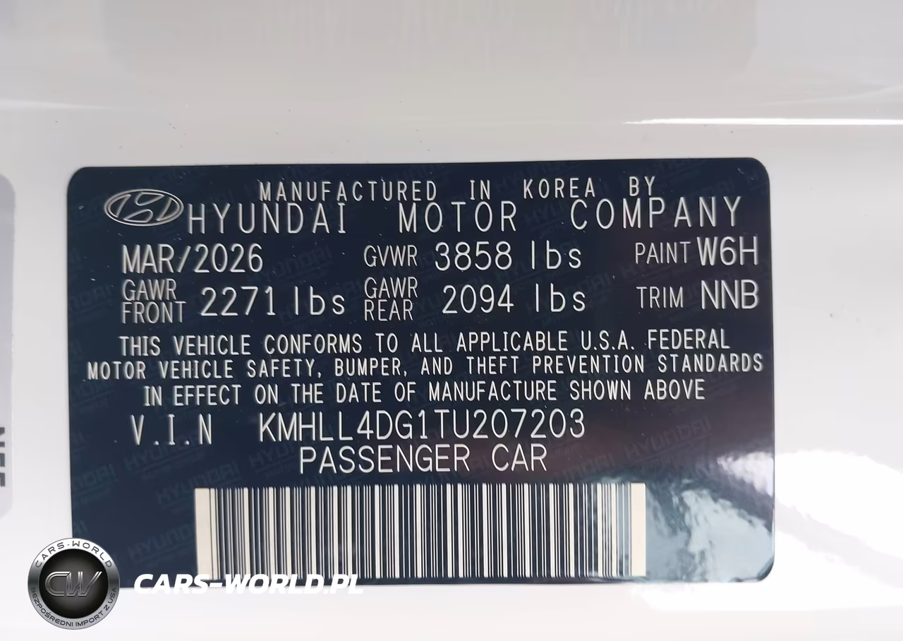 2026 Hyundai Elantra Se VIN:KMHLL4DG1TU207203 - 9