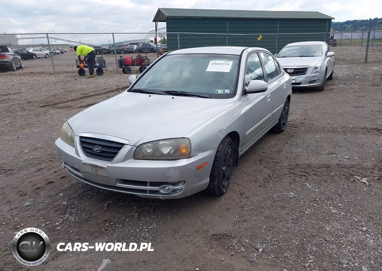 2005 Hyundai Elantra Gls-Gt VIN:KMHDN46DX5U122204 - 2
