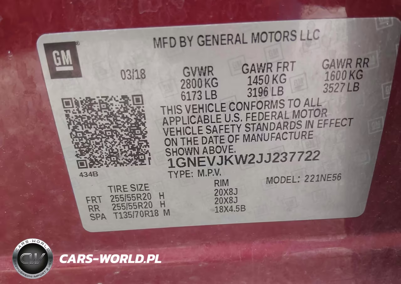 2018 Chevrolet Traverse Premier VIN:1GNEVJKW2JJ237722 - 9