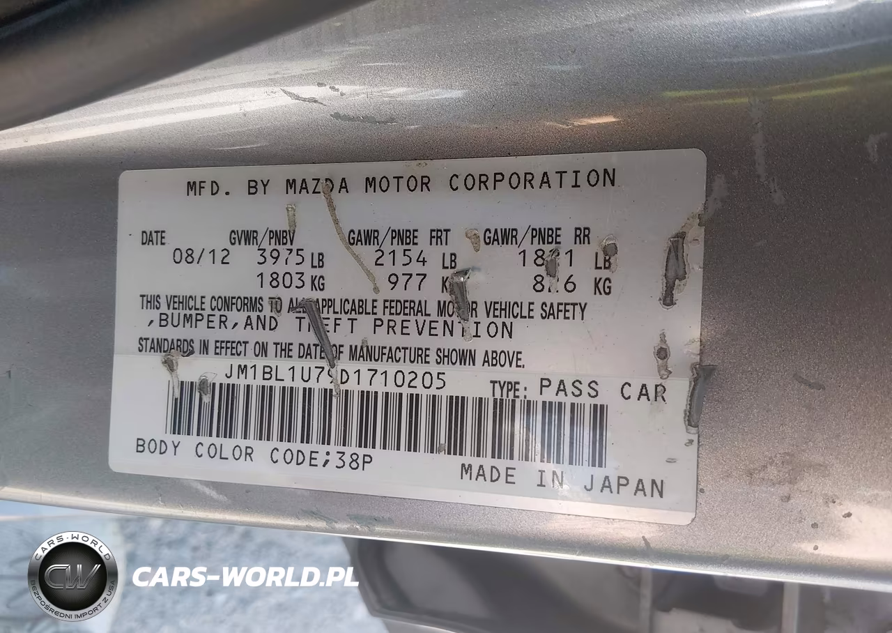 2013 Mazda 3 I VIN:JM1BL1U79D1710205 - 9