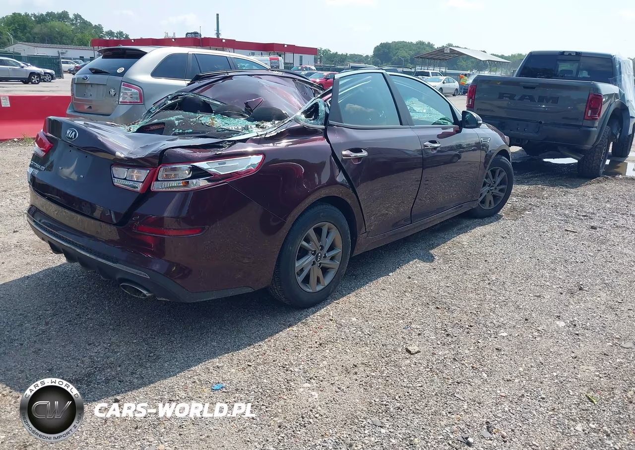 2019 Kia Optima Lx VIN:5XXGT4L39KG339893 - 4