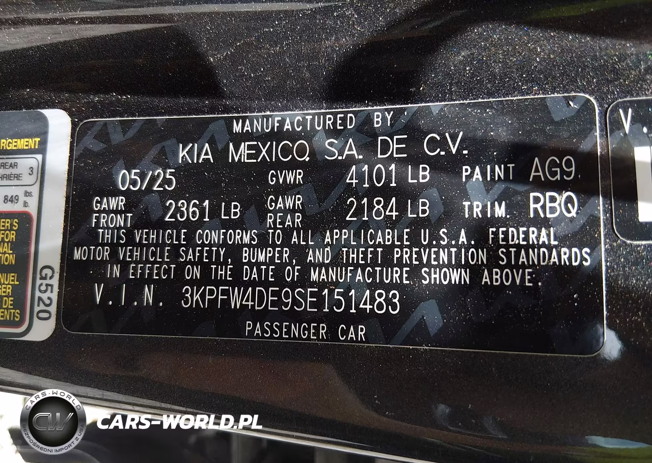 2025 Kia K4 Gt-Line VIN:3KPFW4DE9SE151483 - 9
