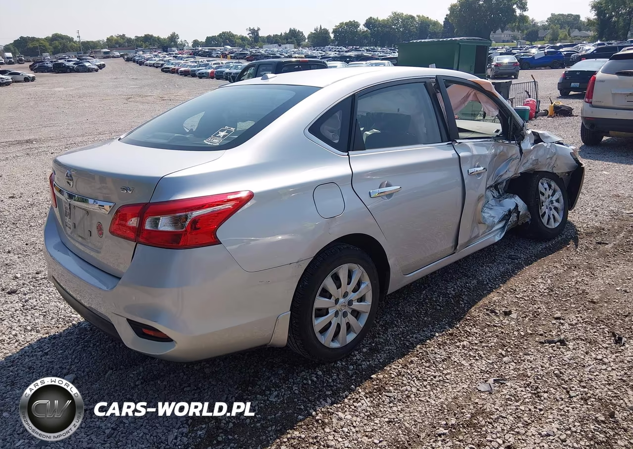 2017 Nissan Sentra Sv VIN:3N1AB7AP9HY255740 - 4