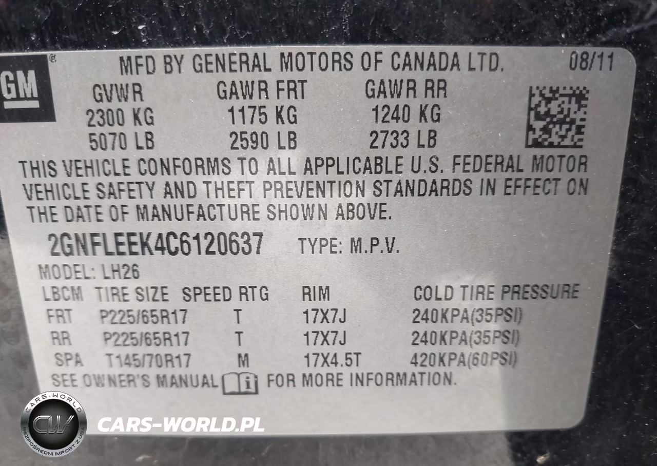 2012 Chevrolet Equinox Lt W-1Lt VIN:2GNFLEEK4C6120637 - 9