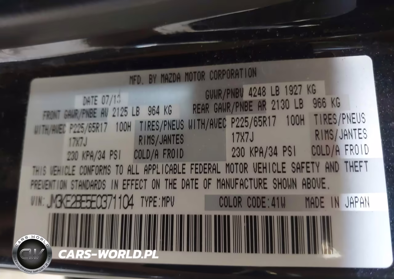2014 Mazda Cx-5 Sport VIN:JM3KE2BE5E0371104 - 9