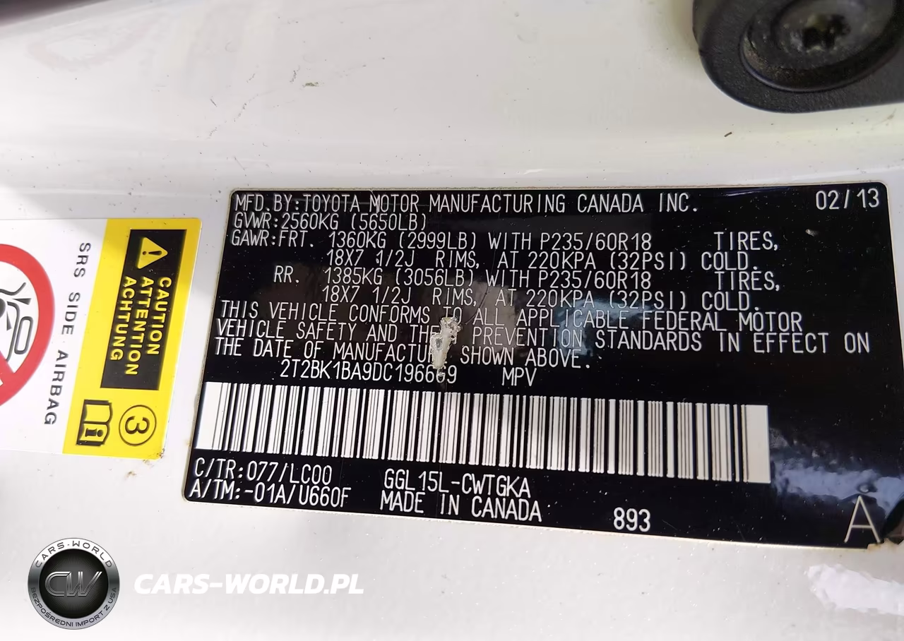 2013 Lexus Rx 350 VIN:2T2BK1BA9DC196669 - 9