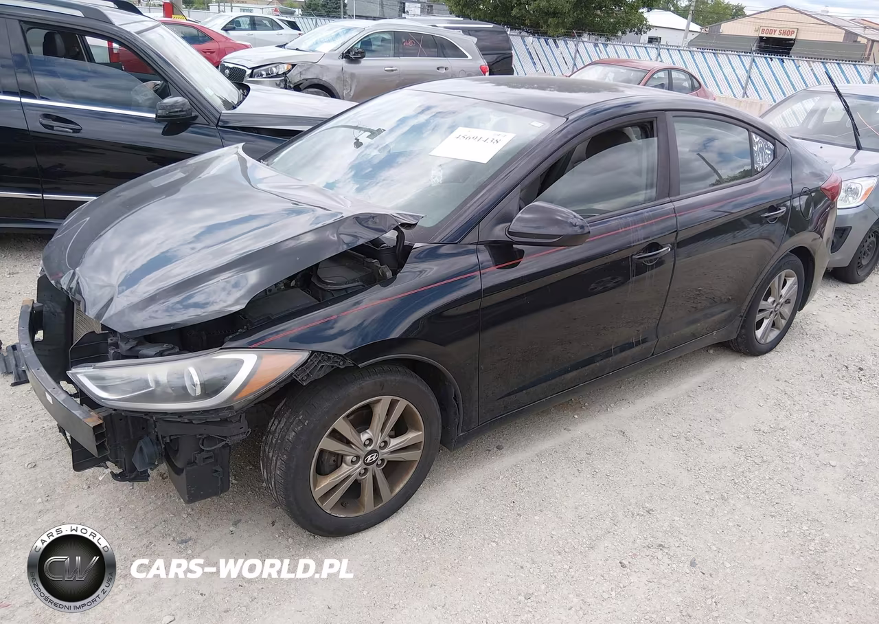 2017 Hyundai Elantra Se VIN:KMHD84LF0HU155892 - 2