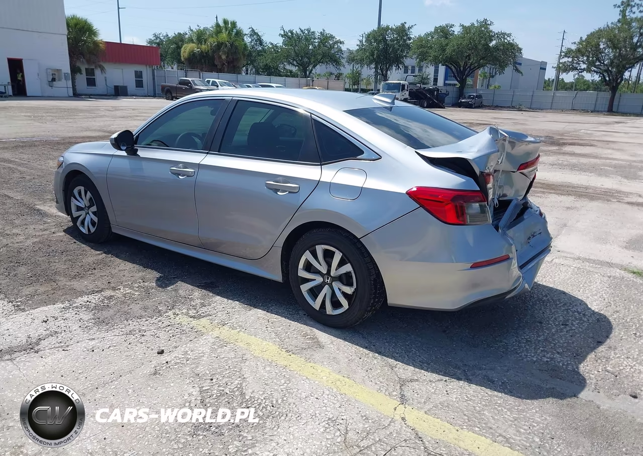 2022 Honda Civic Lx VIN:2HGFE2F26NH527240 - 3