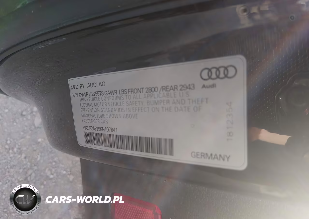 2019 Audi A7 55 Premium VIN:WAUP2AF29KN107641 - 9