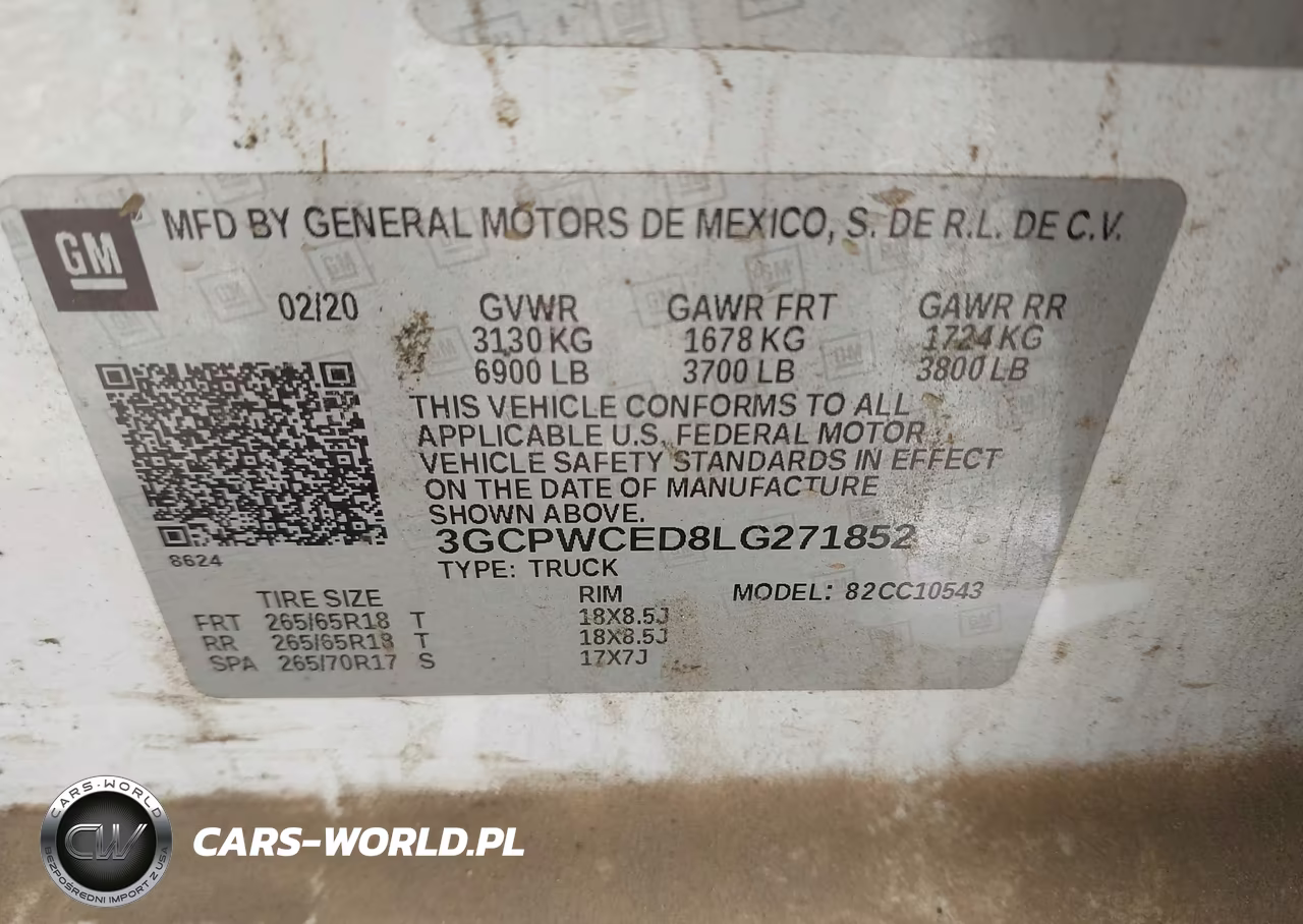 2020 Chevrolet Silverado 1500 2Wd Short Bed Lt VIN:3GCPWCED8LG271852 - 9