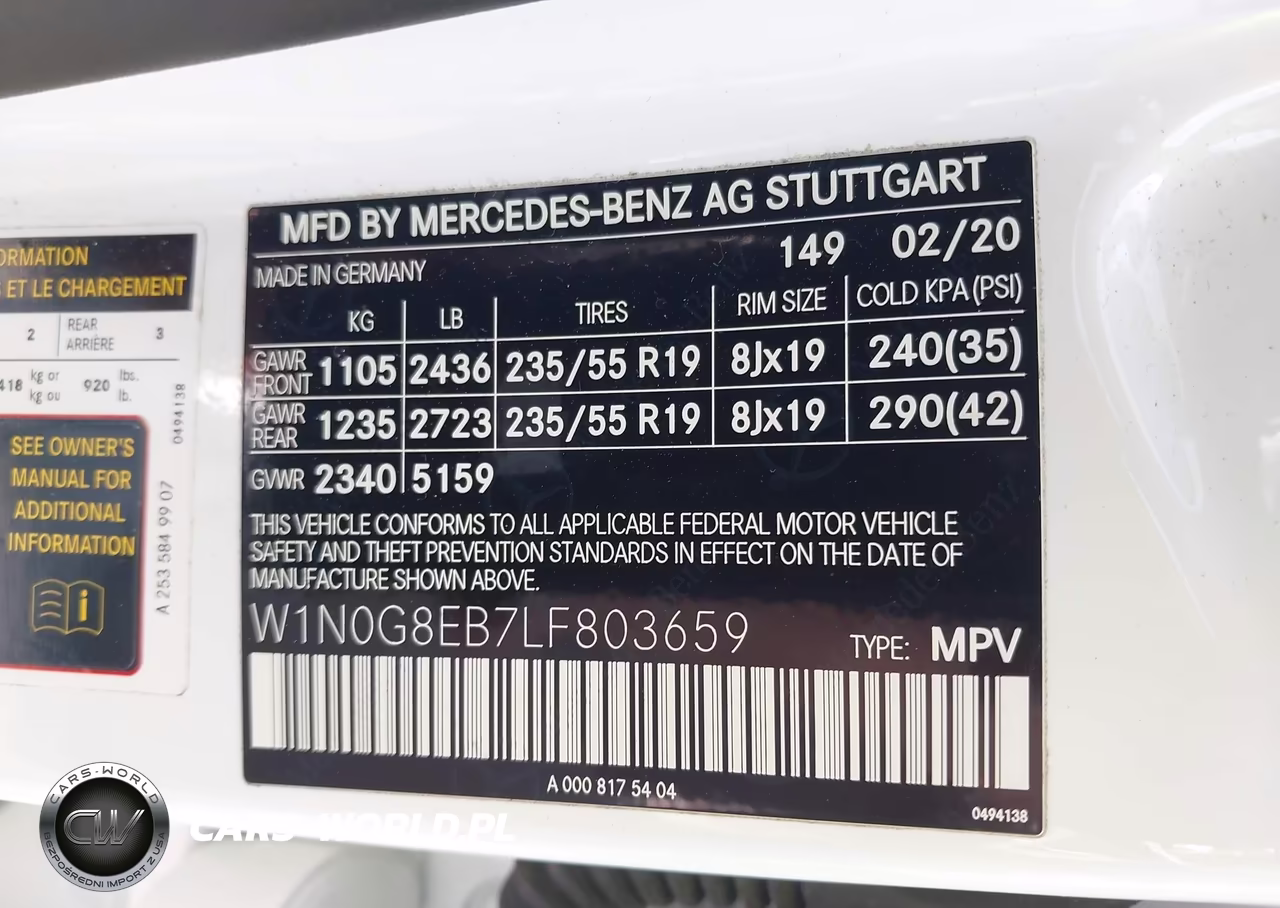 2020 Mercedes-Benz Glc 300 4Matic VIN:W1N0G8EB7LF803659 - 9