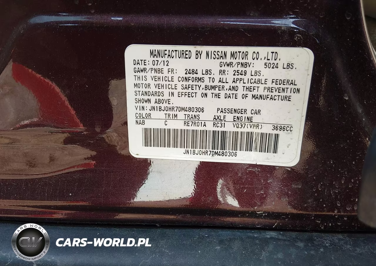 2013 Infiniti Ex37 Journey VIN:JN1BJ0HR7DM480306 - 9