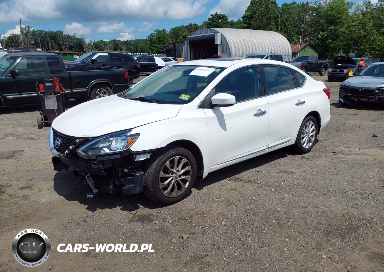 2018 Nissan Sentra Sv VIN:3N1AB7AP0JY307021 - 2
