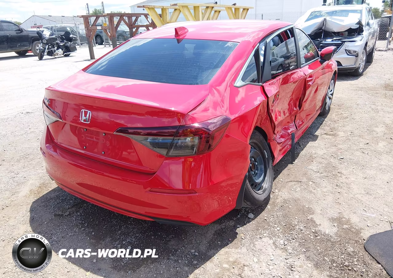 2026 Honda Civic Lx VIN:2HGFE2F23TH530514 - 4