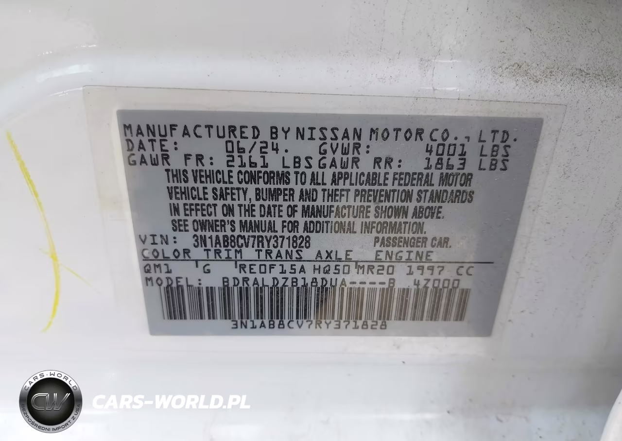 2024 Nissan Sentra Sv Xtronic Cvt VIN:3N1AB8CV7RY371828 - 9