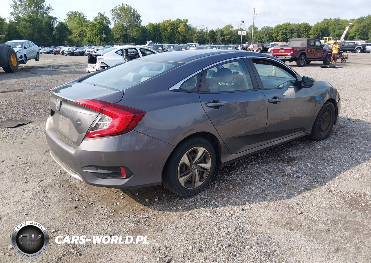 2019 Honda Civic Lx VIN:2HGFC2F60KH570797 - 4
