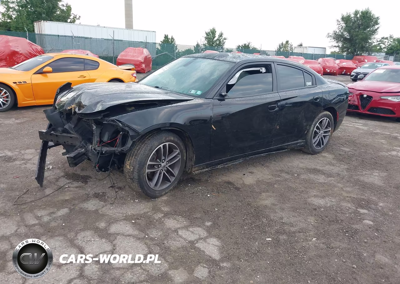 2019 Dodge Charger Sxt Awd VIN:2C3CDXJG9KH682210 - 2