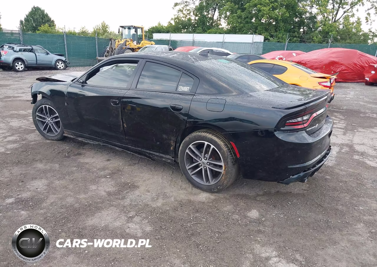 2019 Dodge Charger Sxt Awd VIN:2C3CDXJG9KH682210 - 3
